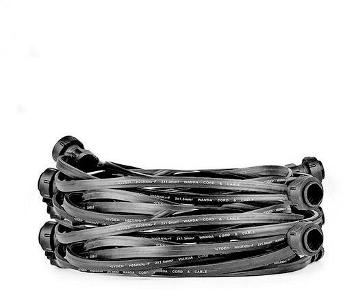 A folded stack of black dog leads with a metal fastening mechanism in close-up.