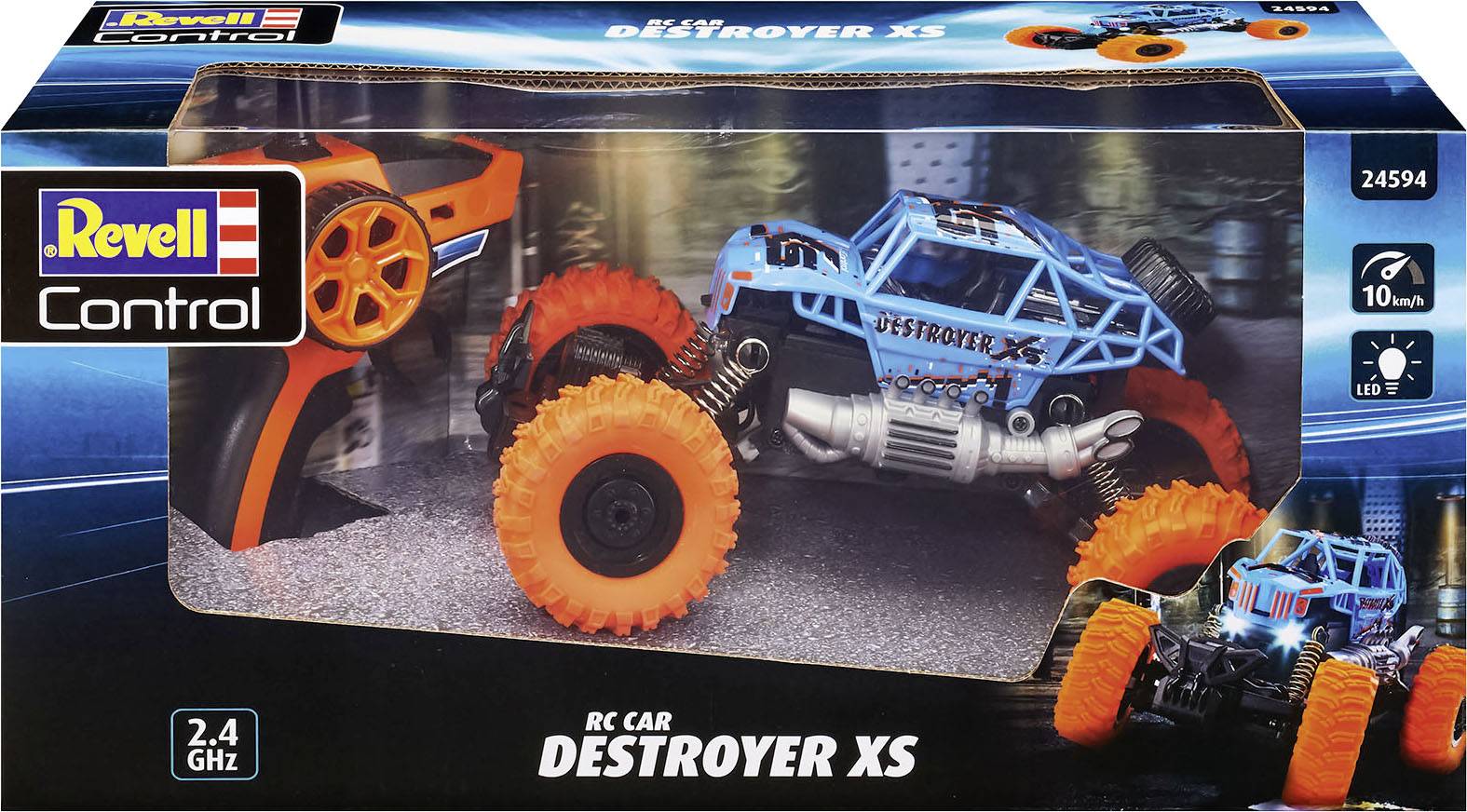 Revell 24594 Destroyer XS 1:18 RC model car for beginners Crawler