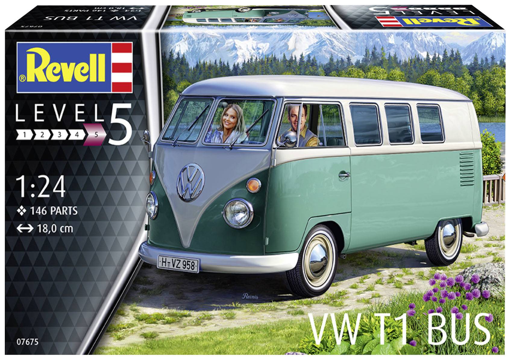 Revell RV 1:24 VW T1 Bus 1:24 Model coach