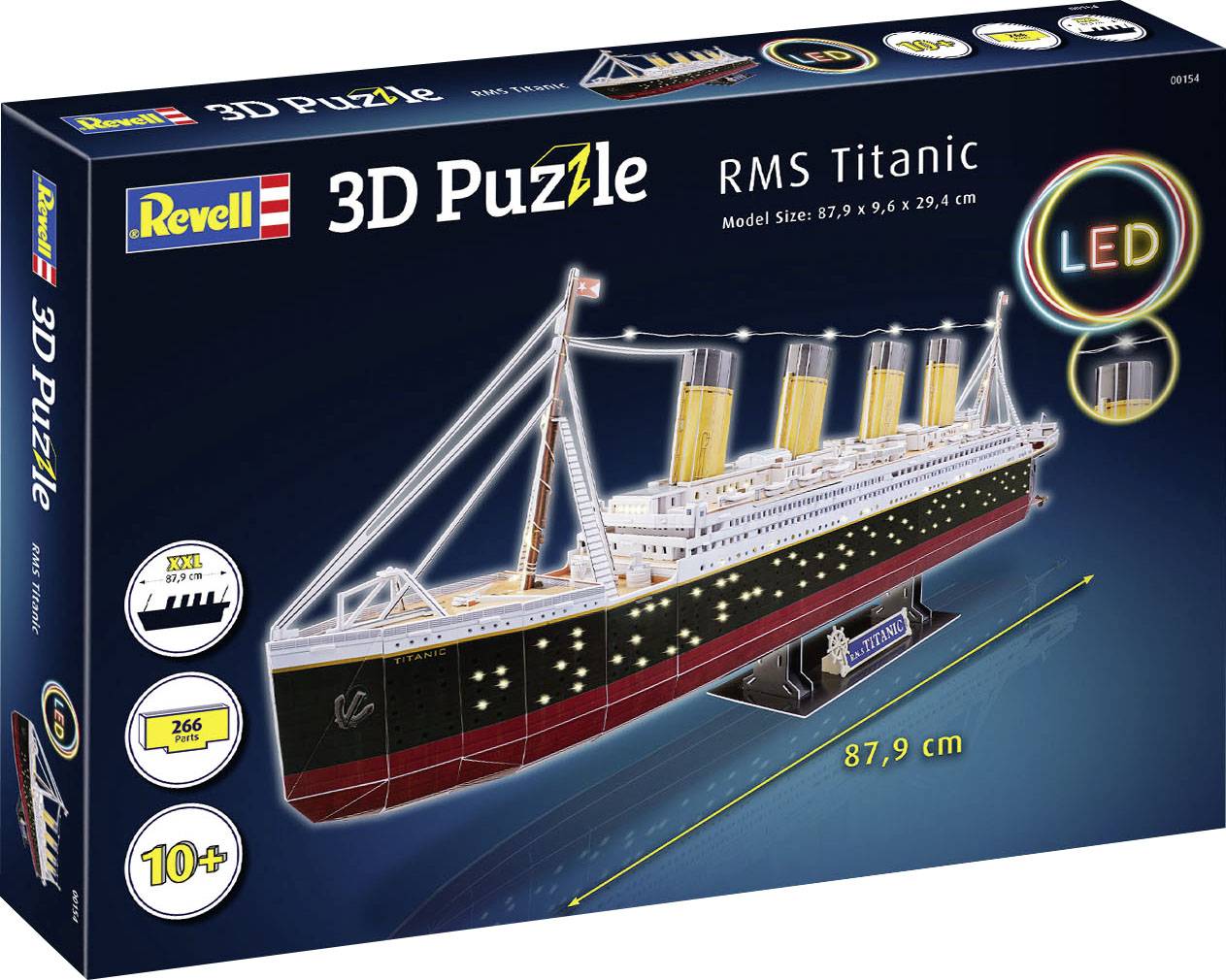 3D-Puzzle RMS Titanic - LED Edition 00154 RV 3D-Puzzle RMS Titanic - LED Edition 1 pc(s)