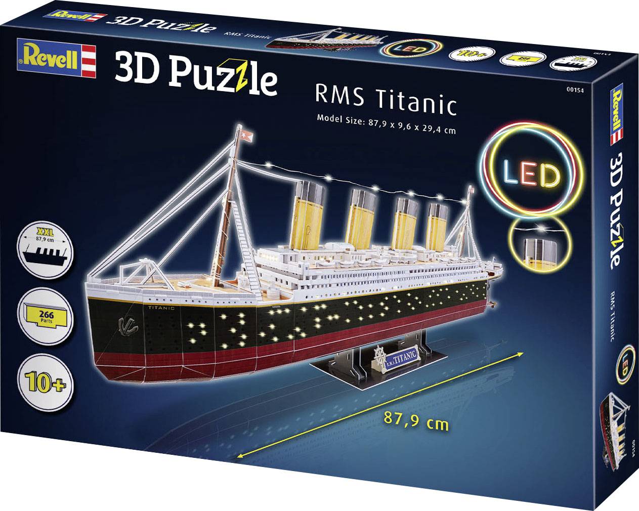 3D-Puzzle RMS Titanic - LED Edition 00154 RV 3D-Puzzle RMS Titanic - LED Edition 1 pc(s)