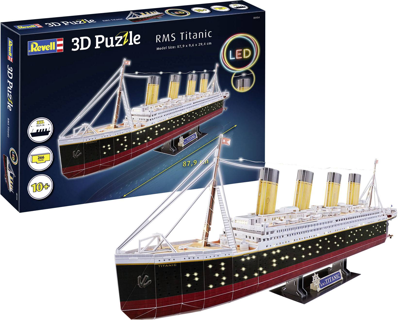 3D-Puzzle RMS Titanic - LED Edition 00154 RV 3D-Puzzle RMS Titanic - LED Edition 1 pc(s)