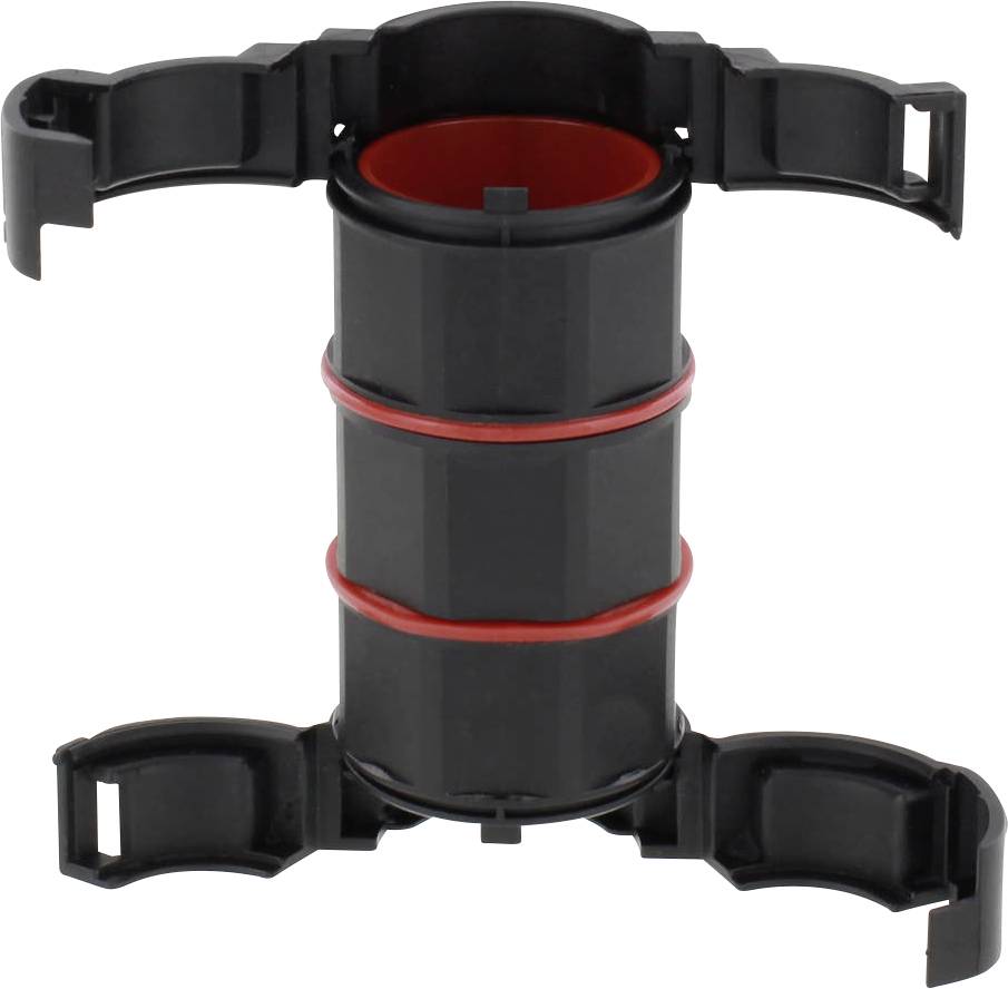 Wiska 10109728 BFC-17-17-BK Conduit adapter Black Straight 1 pc(s)