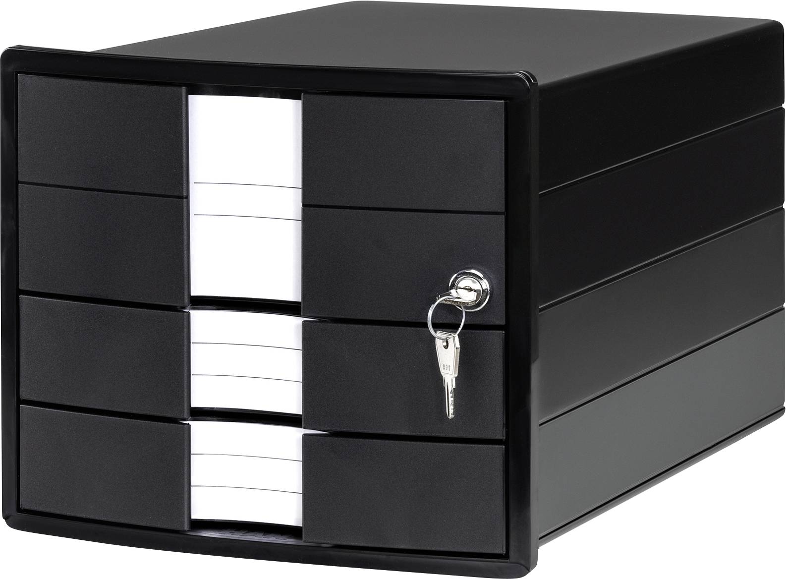 HAN IMPULS 1018-13 Desk drawer box Black A4, C4 No. of drawers: 3