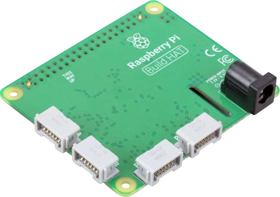 Raspberry Pi® Build HAT Raspberry Pi® add-on PCB Compatible with (development kits): Raspberry Pi®, LEGO® Education, LEGO® Technic