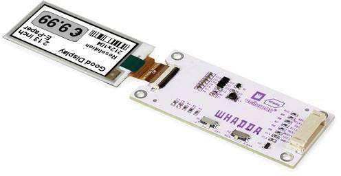 Whadda WPM466 2.13-inch E-ink display module - Black / White