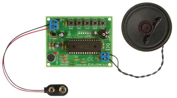 Whadda WSAH195 Voice recording / playback module