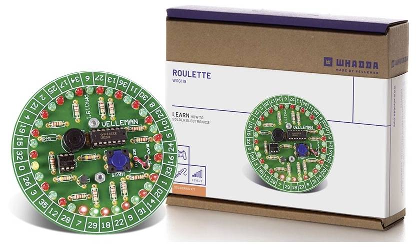 Whadda WSG119 LED kit ROULETTE
