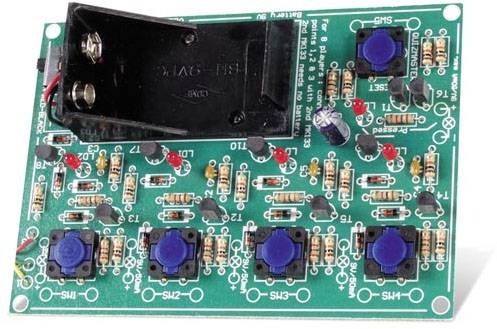 Whadda WSG133 LED kit quiz table