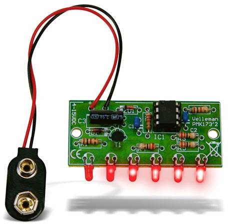 Whadda WSL173 LED kit Mini-6-LED-Chaser