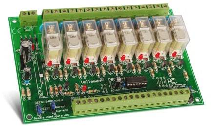 Whadda WSRC8056 8-channel relay card
