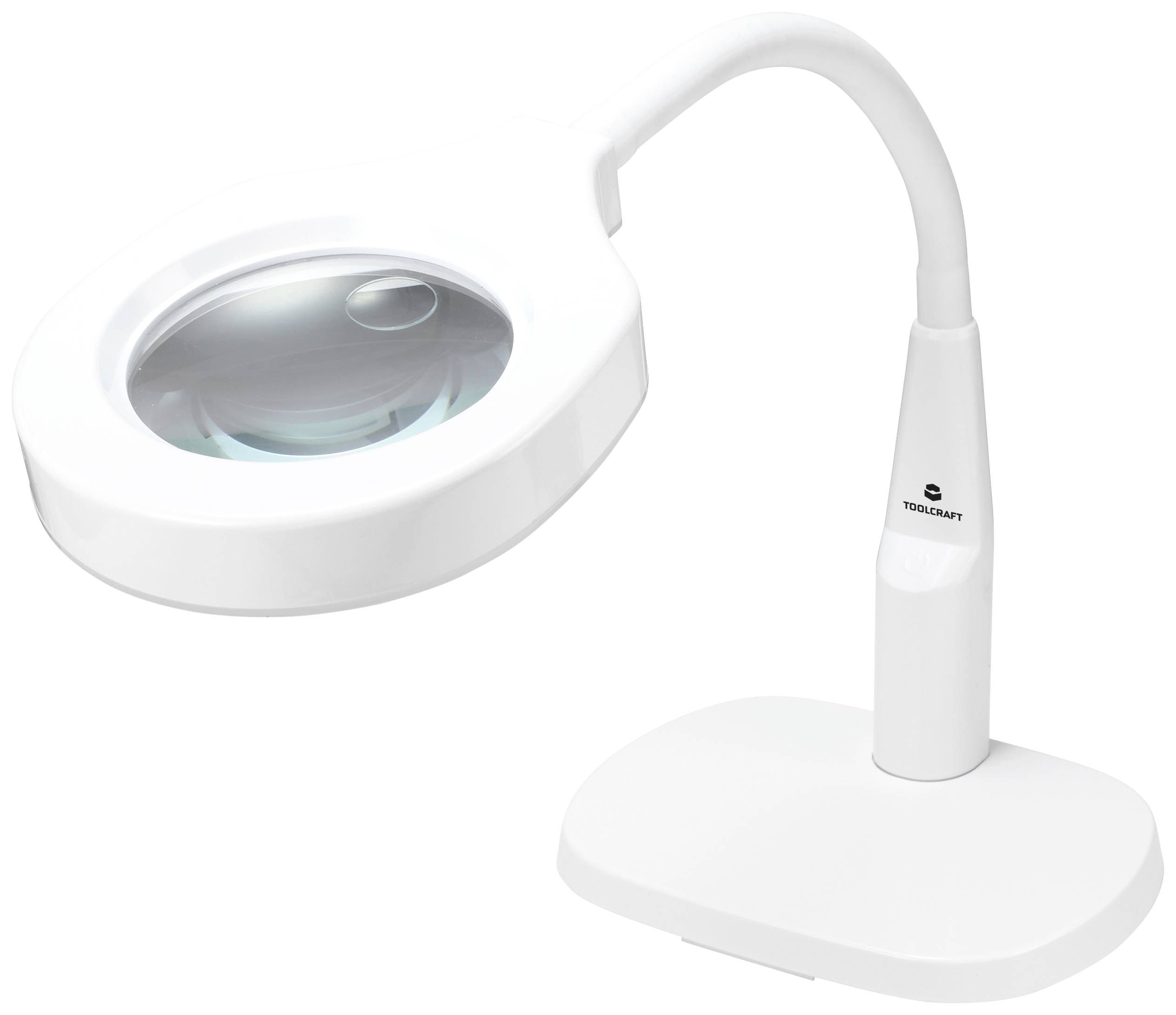 TOOLCRAFT TO-7447449 TOOLCRAFT 2-in-1 Magnifying lamp Magnification=1.75 x, 3 x 85 mm 2021 Energy Efficiency Class n.rel.