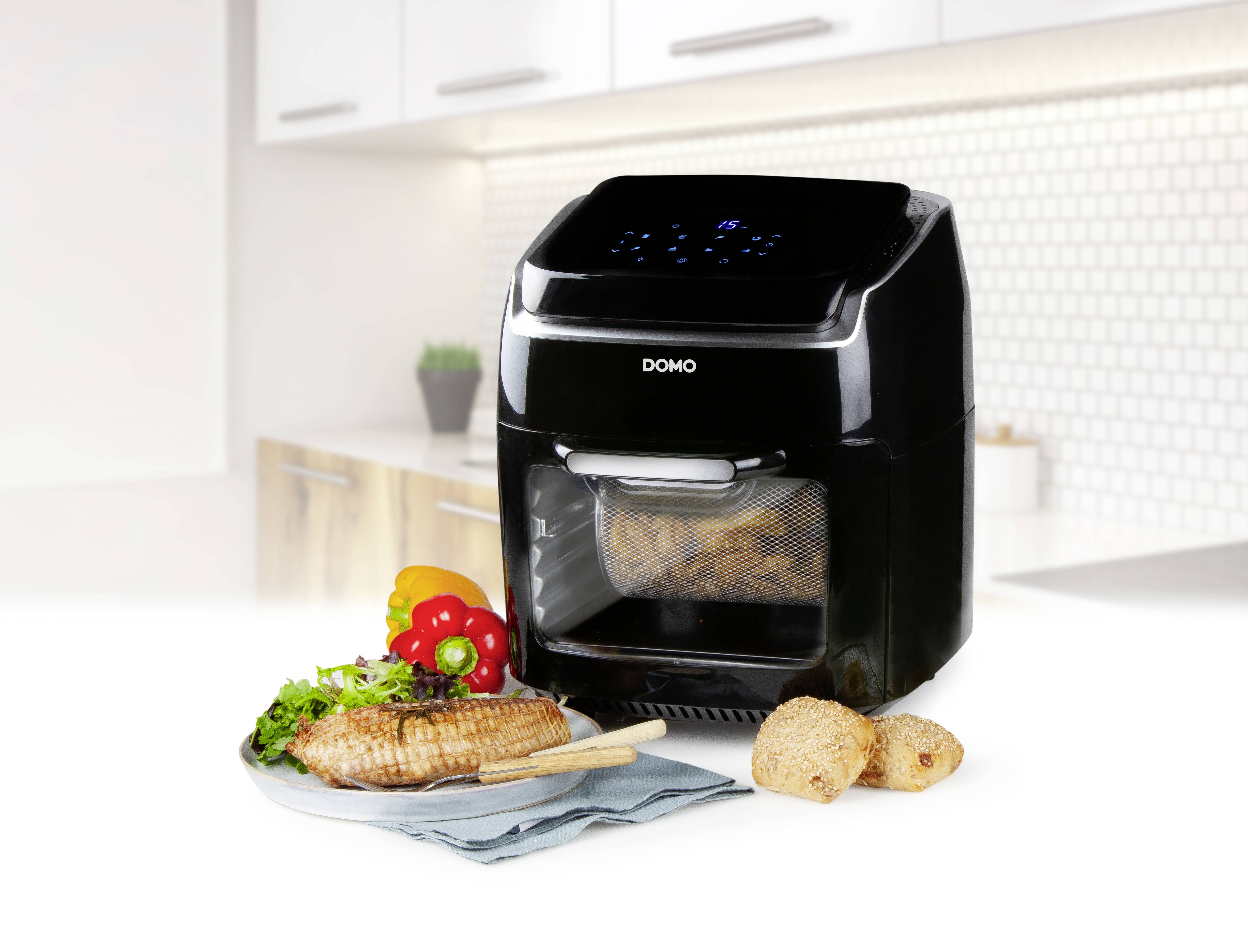 DOMO DO534FR Deep fryer 10 l with display, Timer function Black