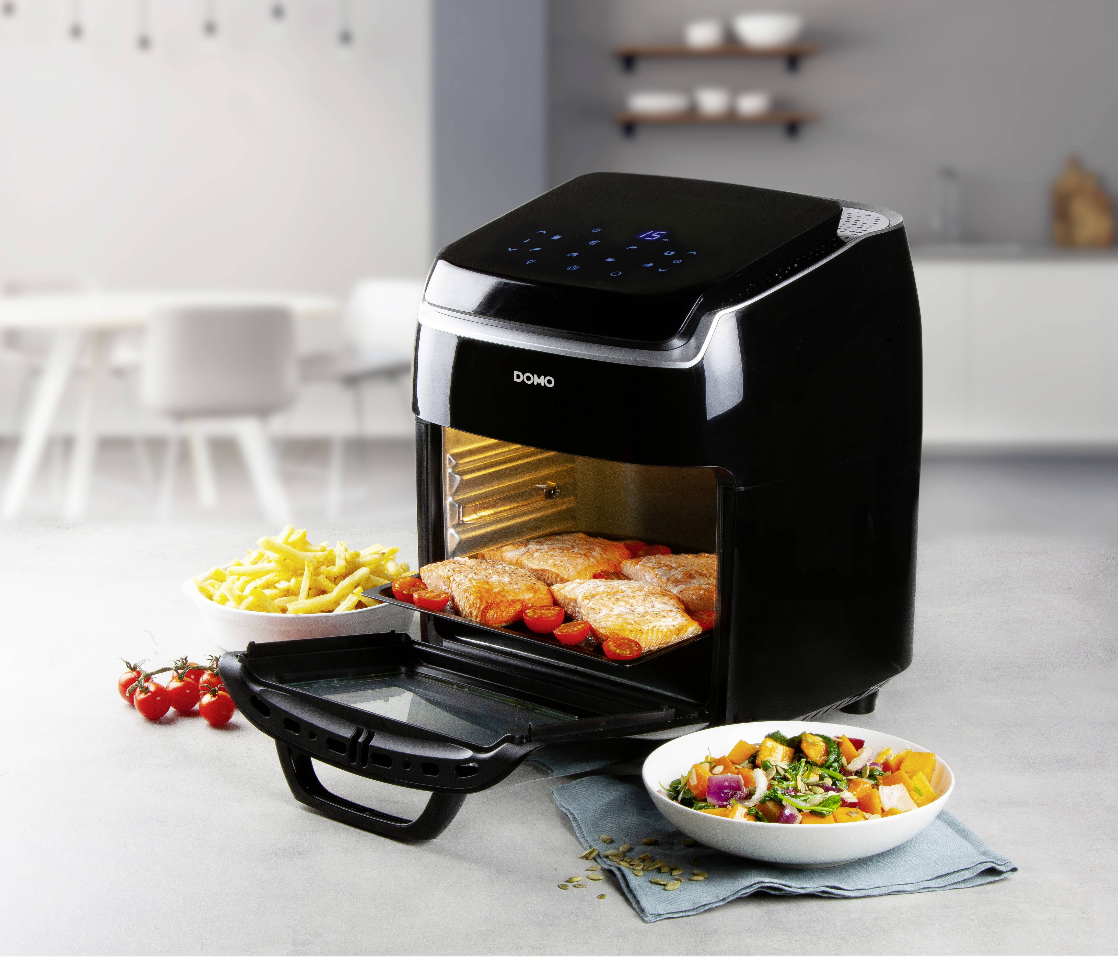 DOMO DO534FR Deep fryer 10 l with display, Timer function Black