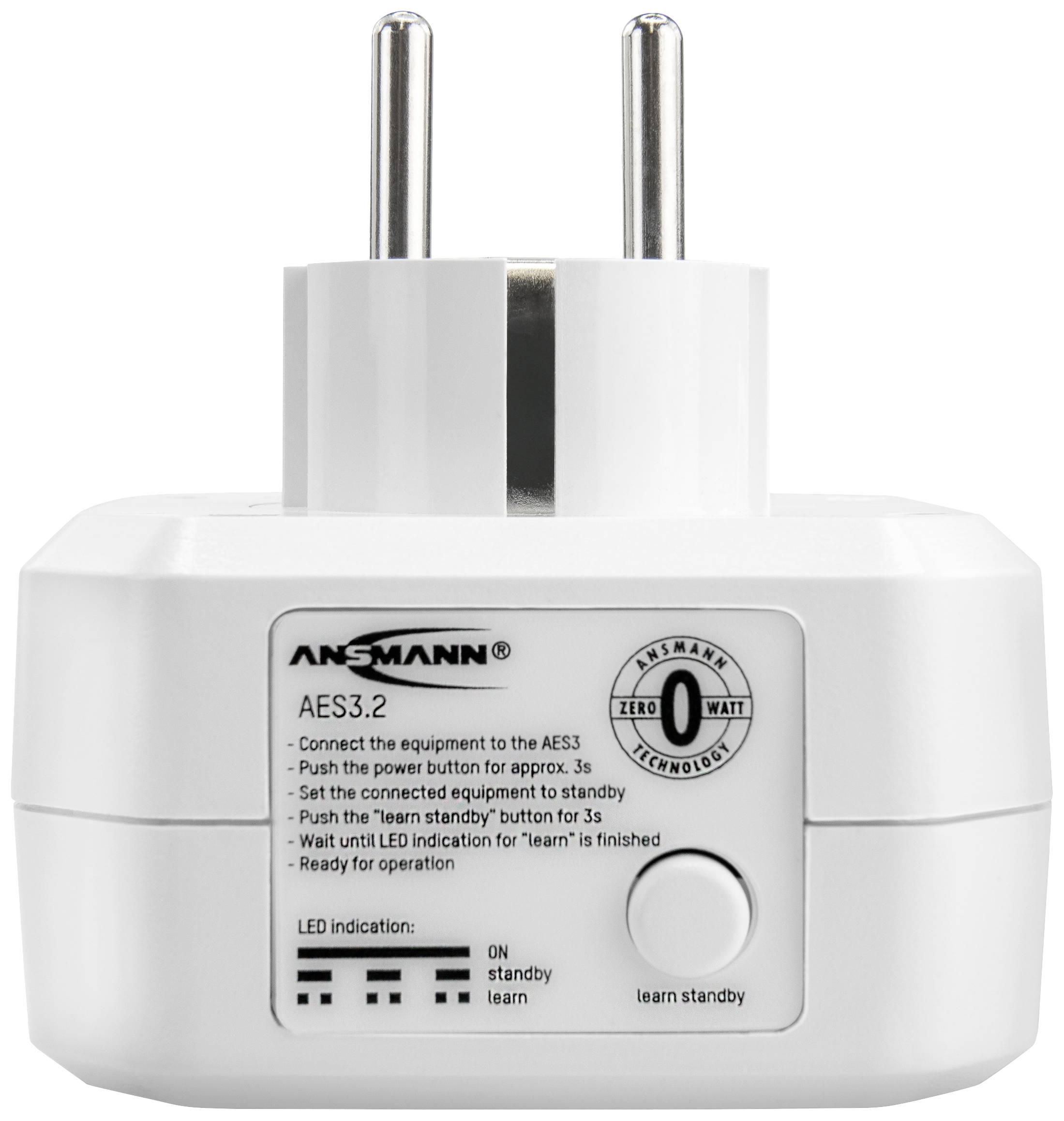 Ansmann 1260-0002 Energy-saving power strip White PG connector 1 pc(s)