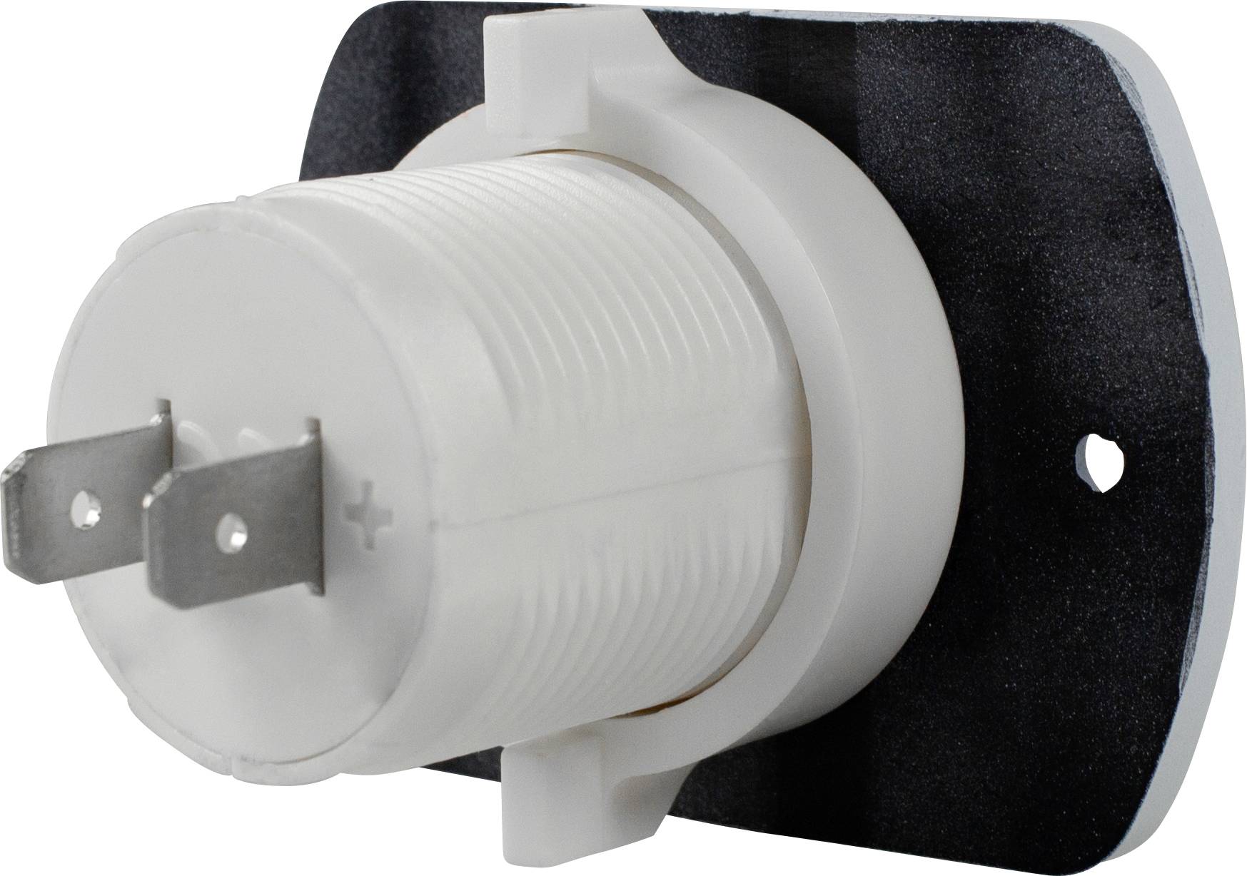AS Schwabe USB 2fach mounted socket caravan, white