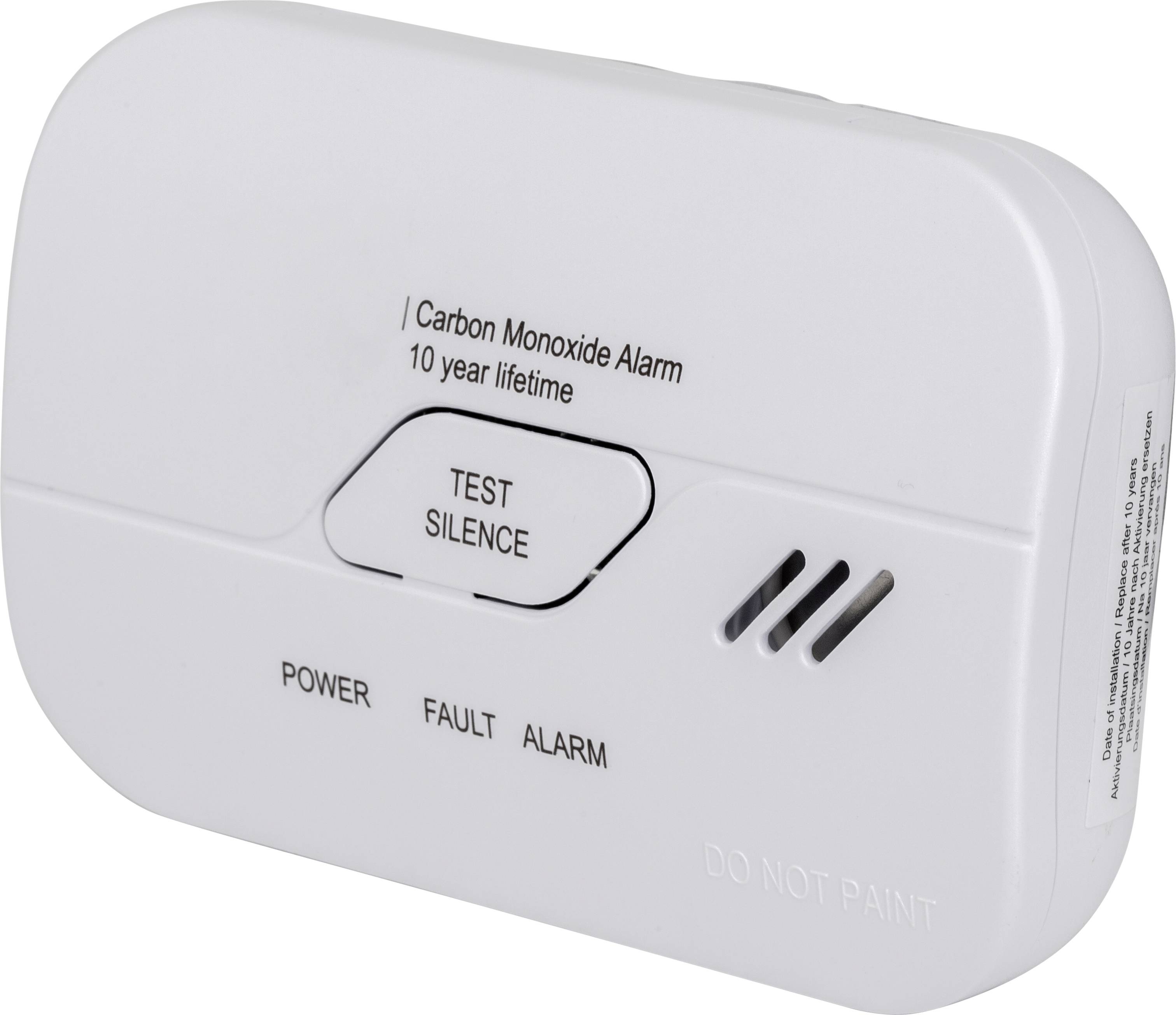 AS Schwabe Carbon monoxide detector battery-powered detects Carbon monoxide