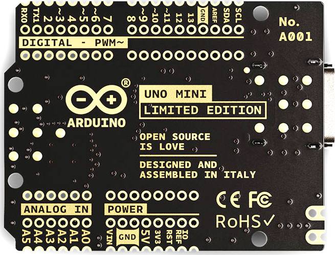 Arduino ABX00062 Board UNO Mini Limited Edition Core ATMega328
