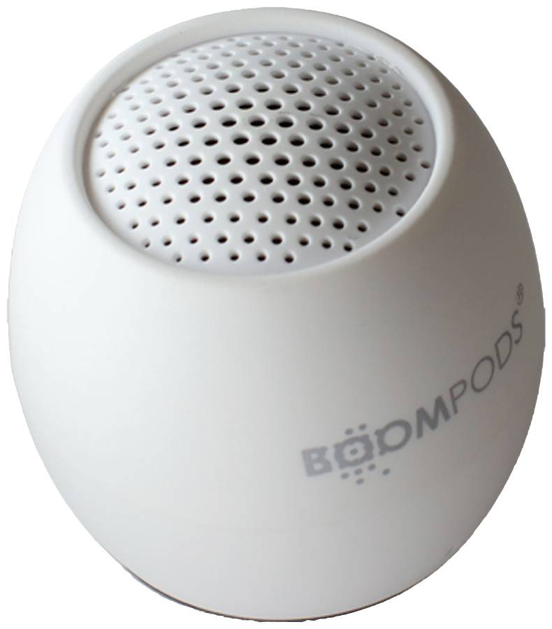Boompods Zero Talk Bluetooth speaker Built-in Amazon Alexa, Handsfree, shock-proof, Water-proof White