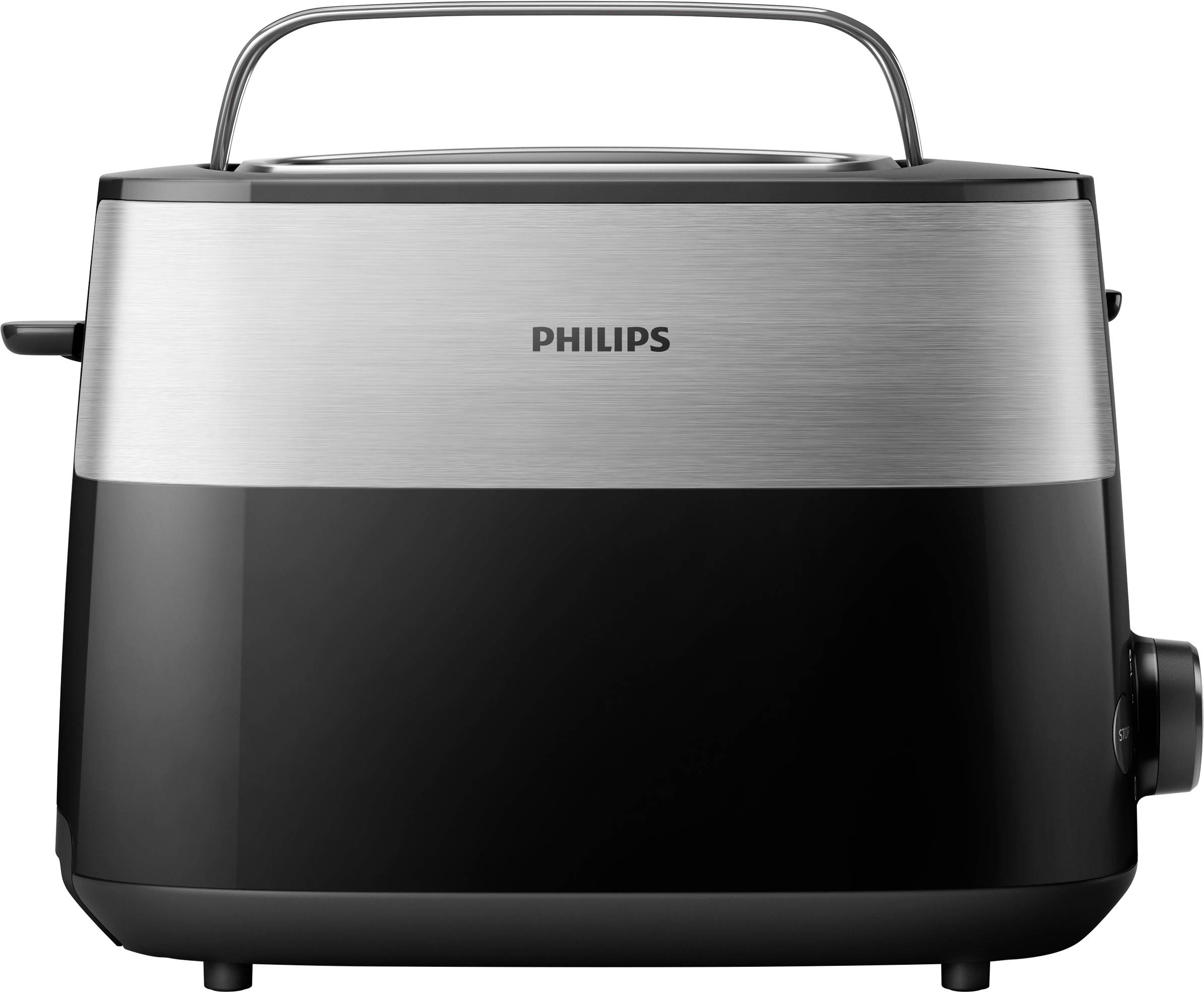 Philips Home HD2516/90 Daily Toaster Stainless steel, Black