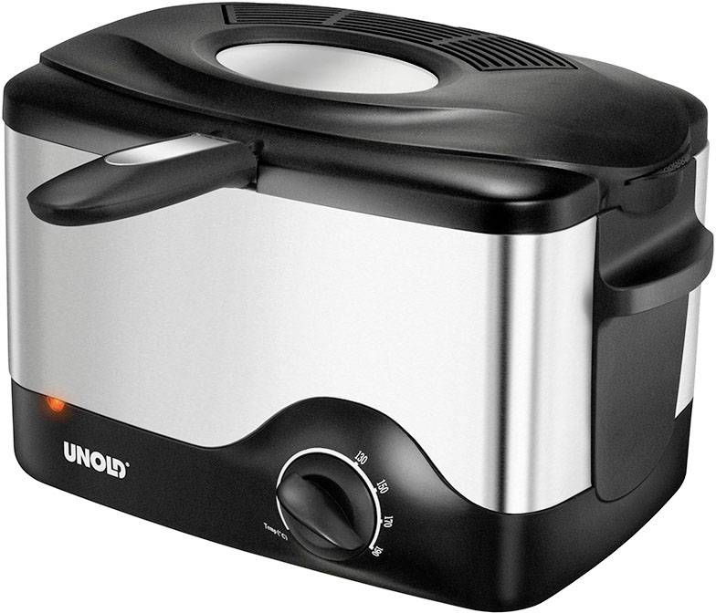 Unold Kompakt Deep fryer 1.5 l 1200 W Black, Stainless steel