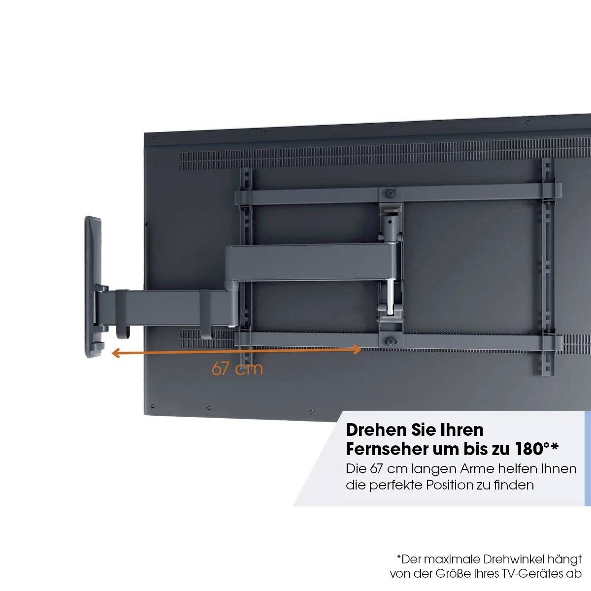 Vogel's TVM 3645 TV wall mount 101,6 cm (40") - 195,6 cm (77") Swivelling, Tiltable