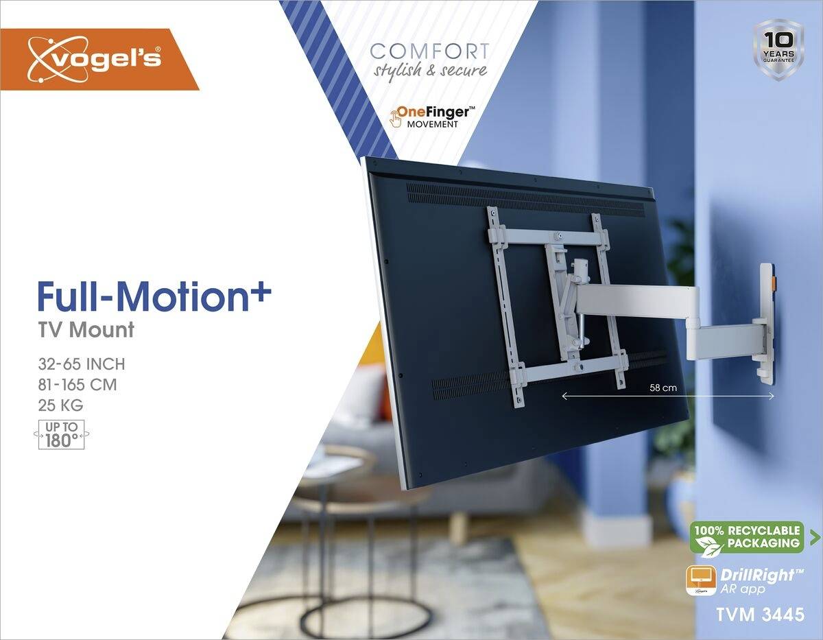 Vogel's TVM 3645 TV wall mount 101,6 cm (40") - 195,6 cm (77") Swivelling, Tiltable