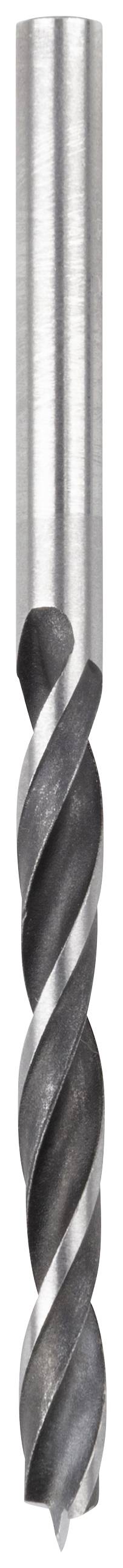 A silver spiral drill bit with a gleaming metallic surface, suitable for precise drilling in hard materials.