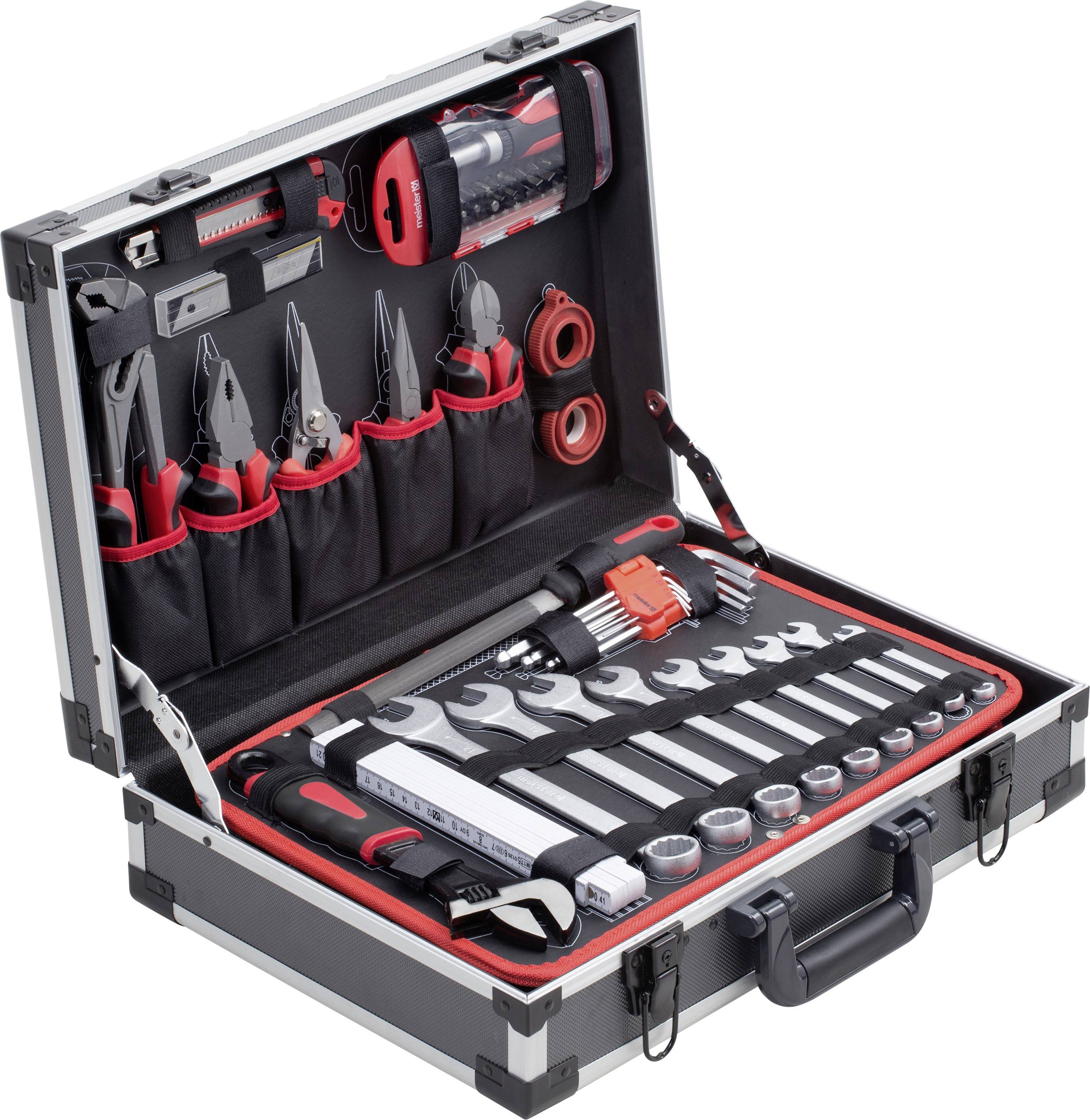 Metafranc WU8971470 DIYers Tool box (+ tools) 131-piece (W x H x D) 320 x 140 x 460 mm