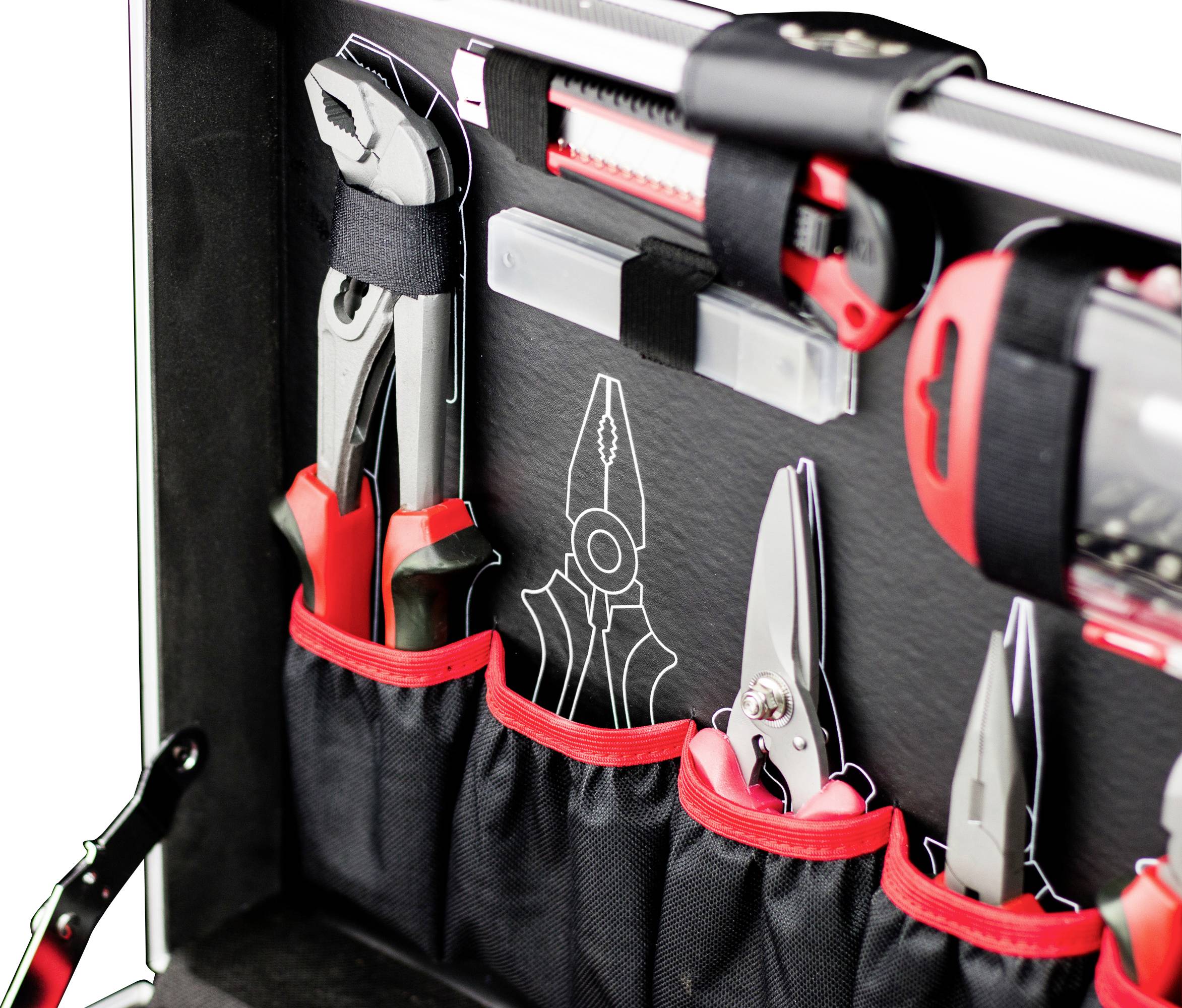 Metafranc WU8971470 DIYers Tool box (+ tools) 131-piece (W x H x D) 320 x 140 x 460 mm