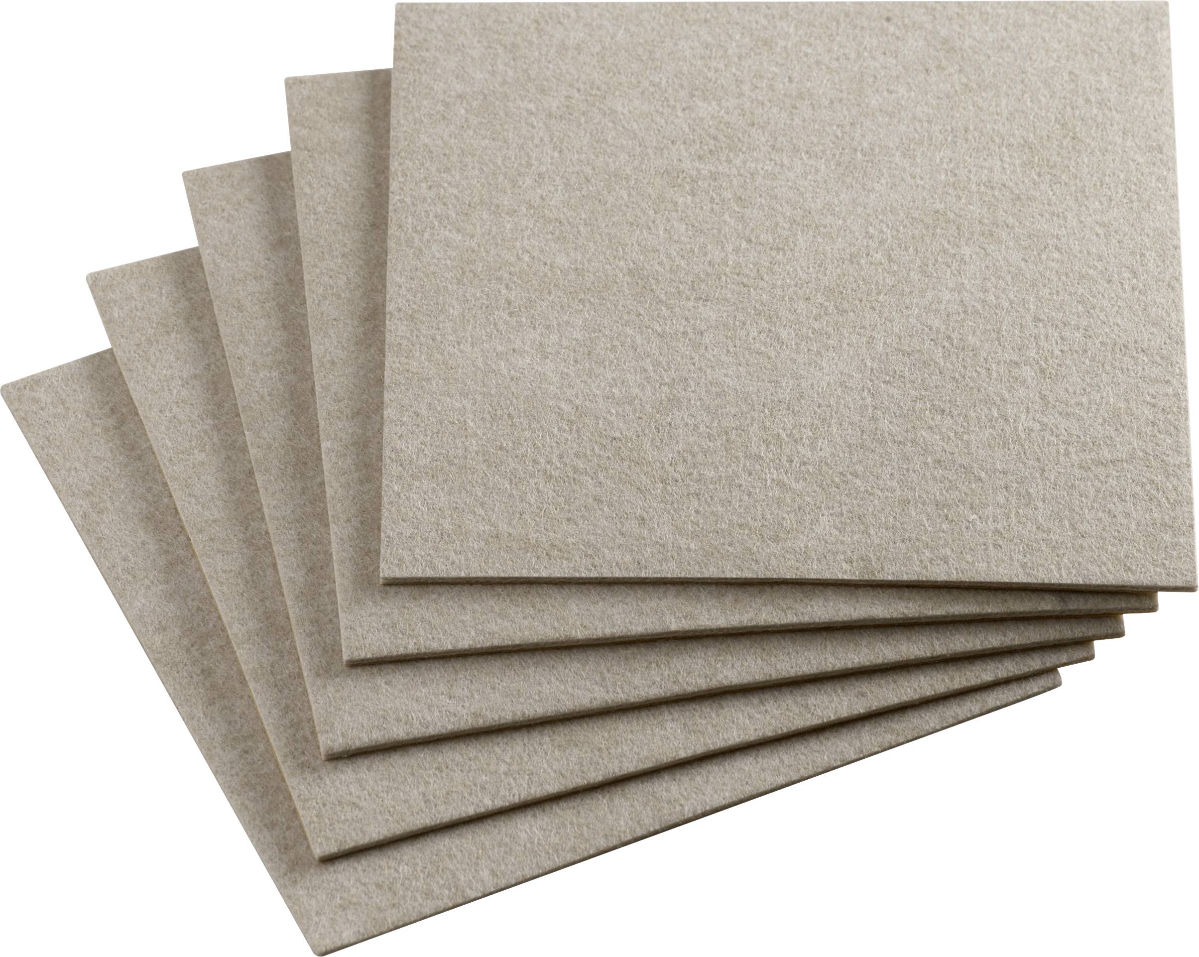 Metafranc WU0645506 Felt slider square, self-adhesive Beige (L x W) 200 mm x 200 mm 1 Set