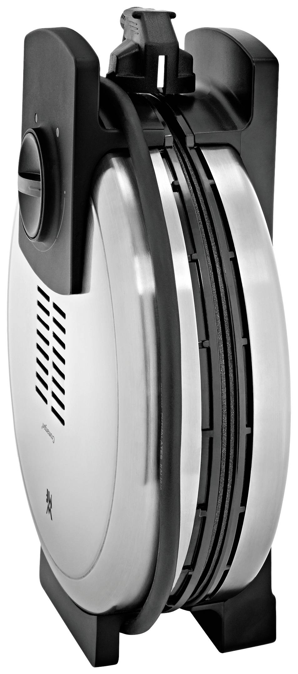 WMF Lono Waffle maker Non-stick coating, Indicator light, hinged Cromargan, Black