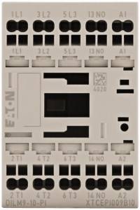 An Eaton terminal block with multiple connection terminals, numbered from L1 to L3 and 1 to 14, suitable for electrical wiring.