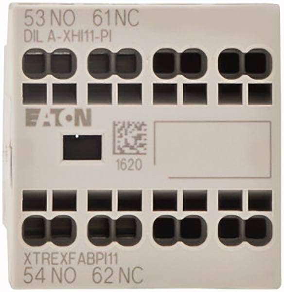 Casing with 'EATON' inscription, model numbers and technical details on the front side.