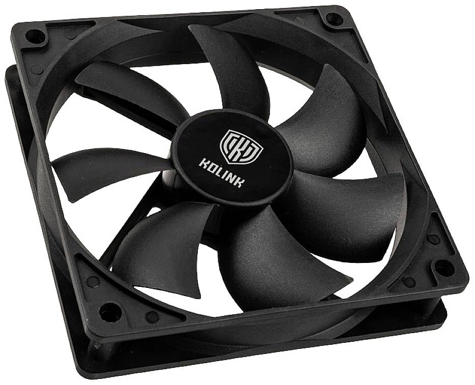 Kolink CLASSIC 120mm PC fan Black (W x H x D) 120 x 120 x 25 mm