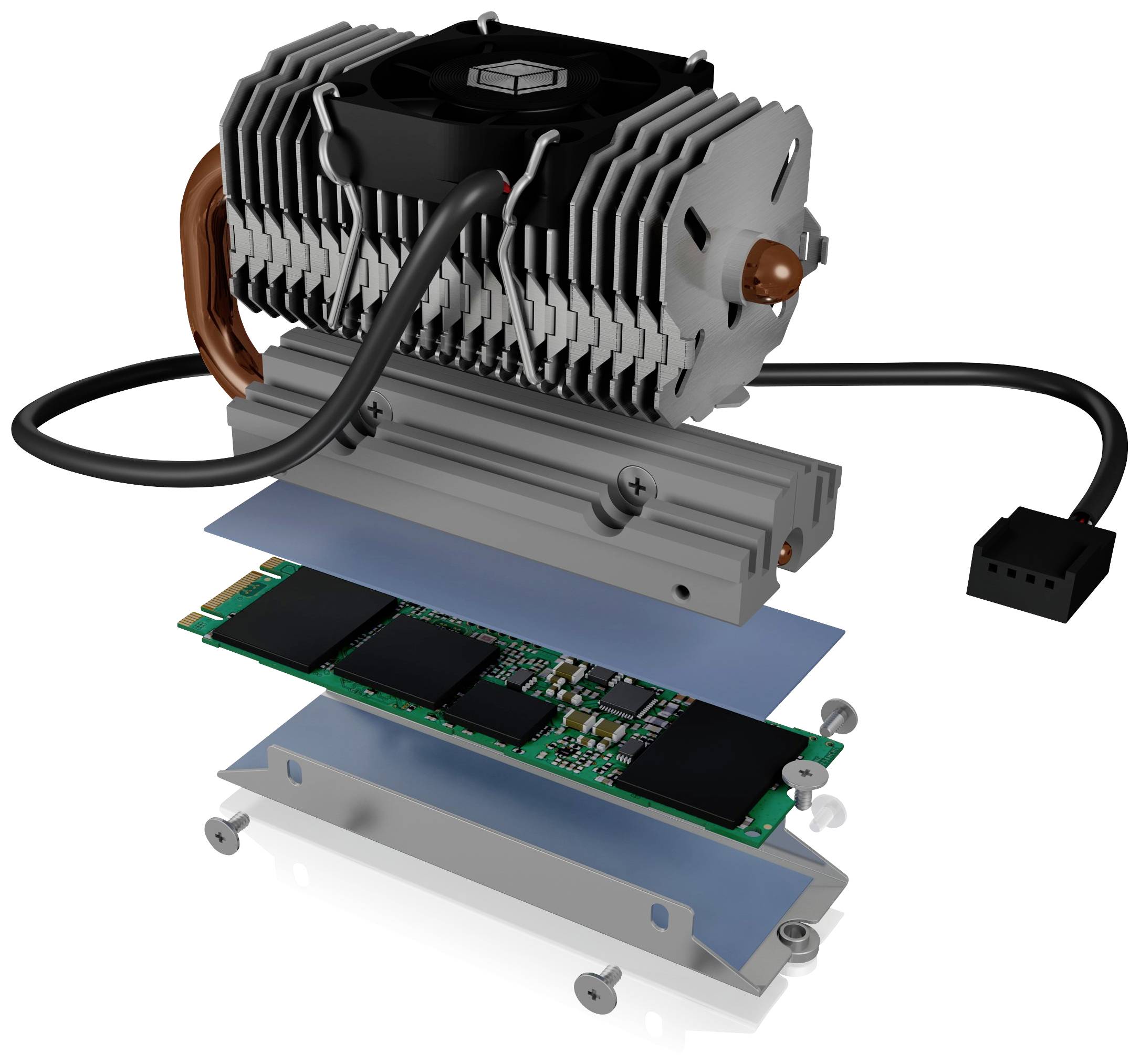 ICY BOX IB-M2HSF-705 M.2 SSD cooler