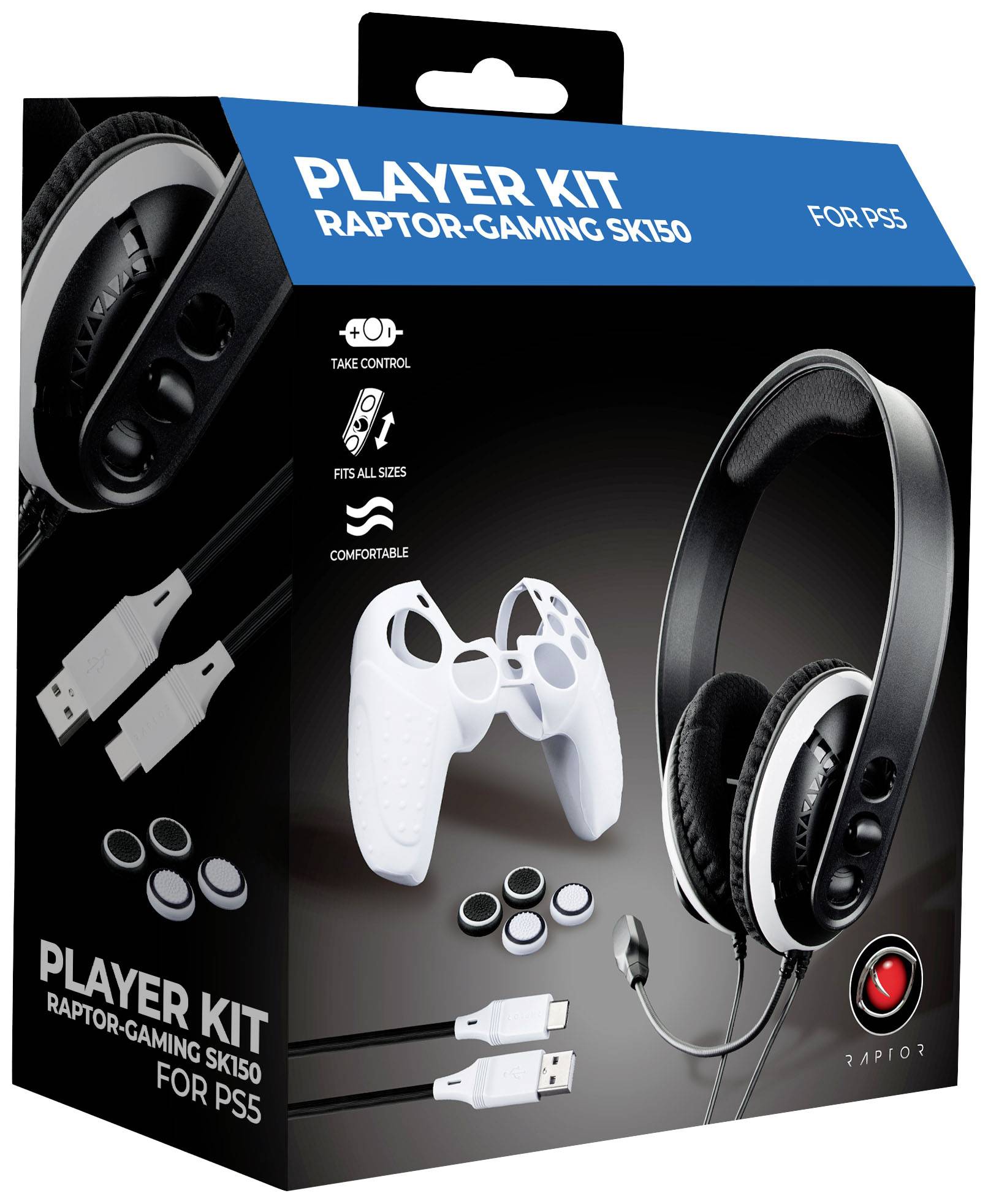 Raptor Gaming SK150 Starter Kit Accessory set PS5