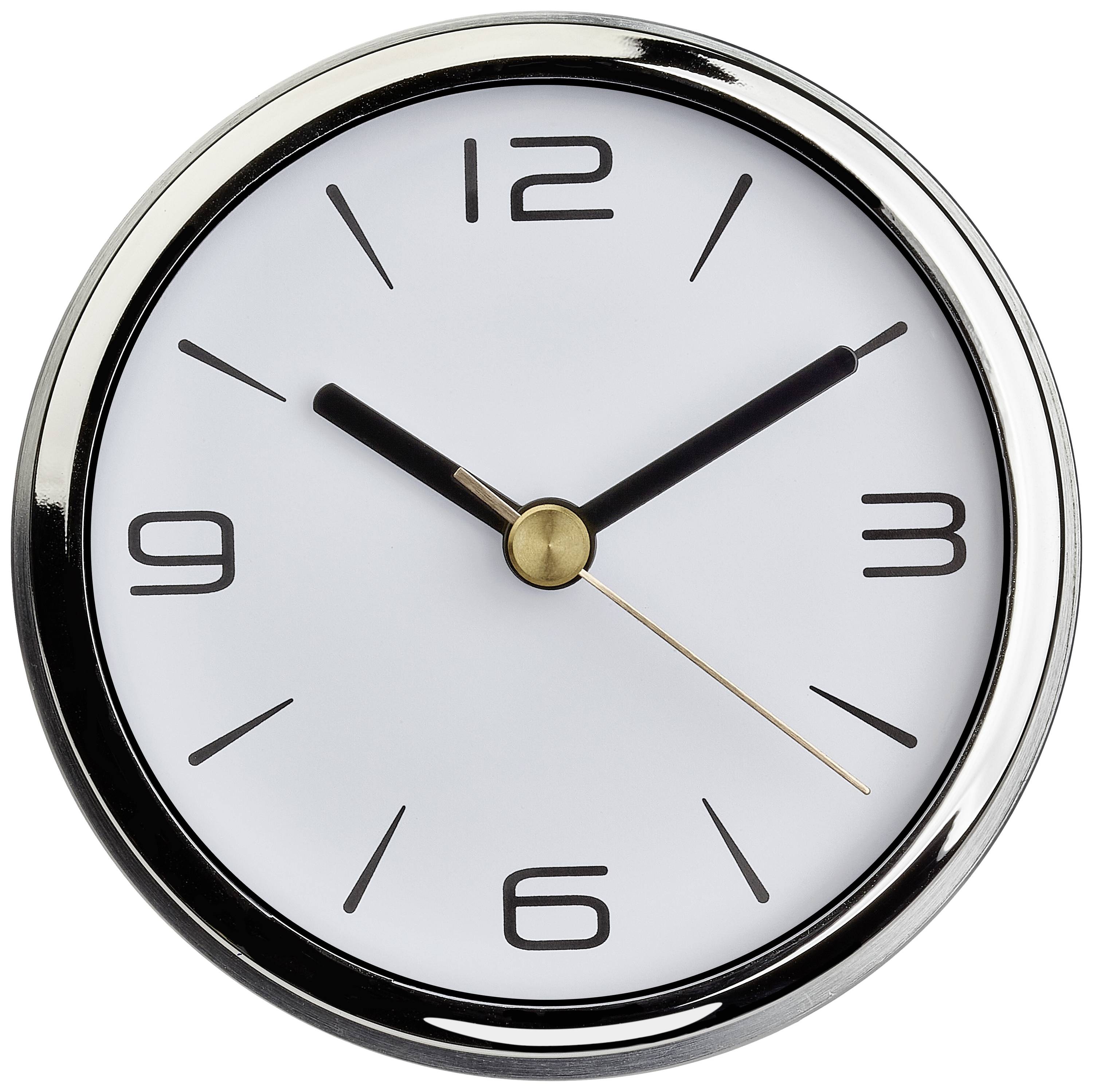 TFA Dostmann 60.1036.55 Quartz Desk clock Aluminium