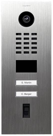 DoorBird D2102FV IP video door intercom LAN Outdoor panel V4A stainless steel (brushed)