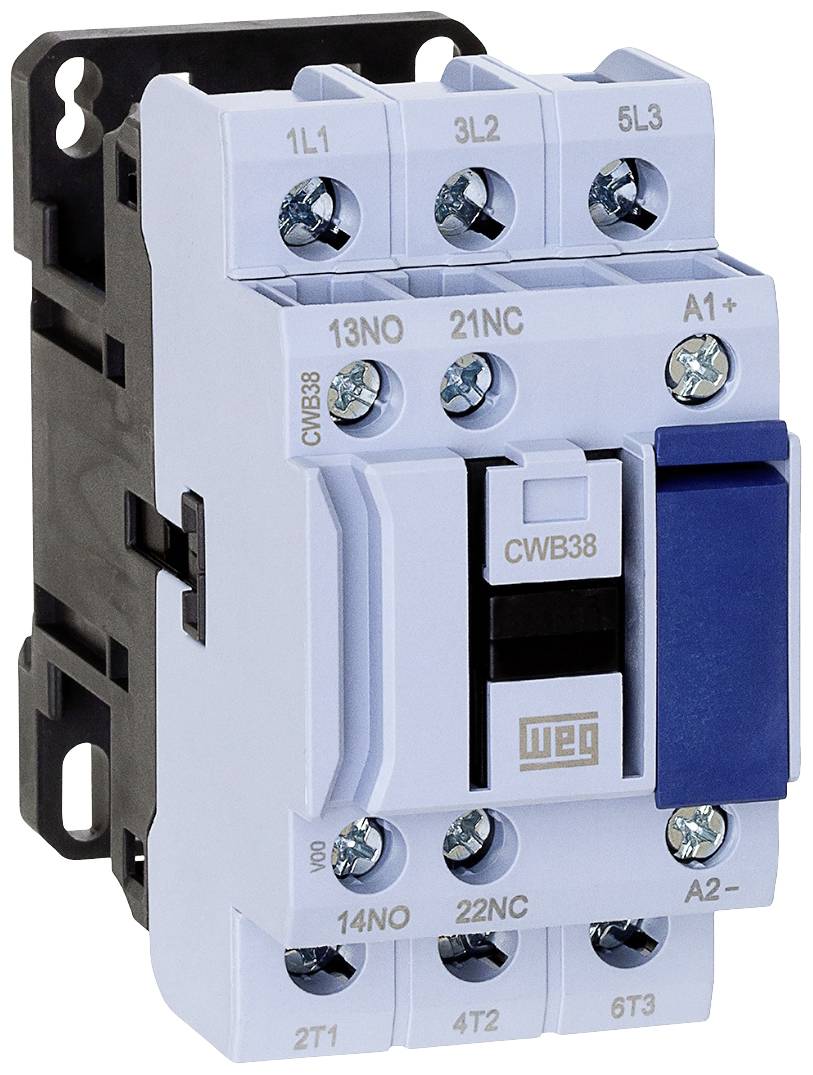 WEG CWB38-11-30C03 Electrical contactor Instant response 3 makers 18.5 kW 24 V DC 1 pc(s)