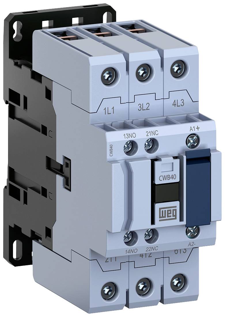 WEG CWB40-11-30D24 Electrical contactor Instant response 3 makers 18.5 kW 230 V AC 1 pc(s)
