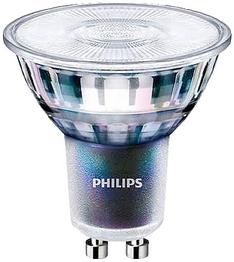 Philips LED 70757900 LED (monochrome) EEC G (A - G) GU10 Bulb shape 3.9 W = 35 W Warm white (Ø x L) 50 mm x 54 mm dimmable 1 pc(s)
