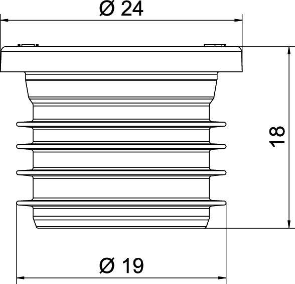 OBO Bettermann 2003738 Filler plug 25 pc(s)