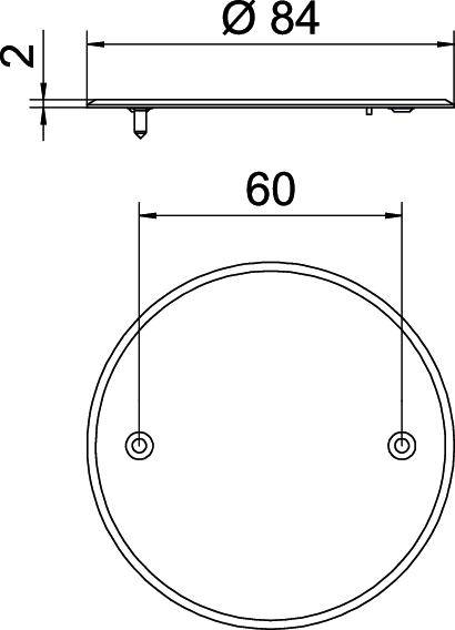OBO Bettermann 2003748 Universal cover 25 pc(s)