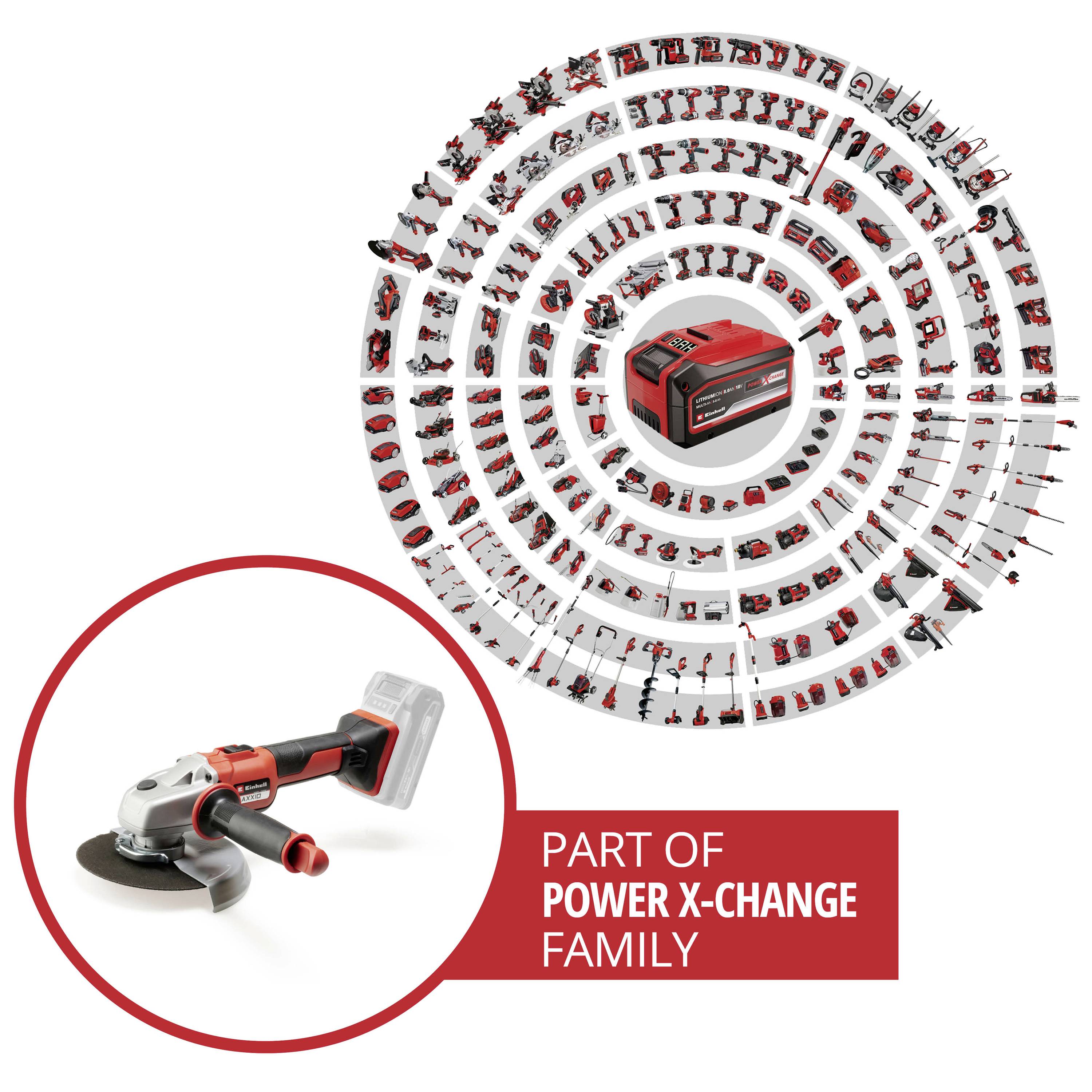 Einhell Professional AXXIO 18/150 4431144 Cordless angle grinder 150 mm incl. cutting disc