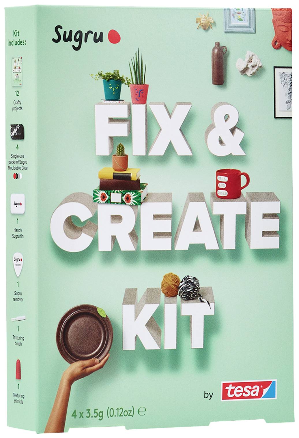 tesa Sugru Paste 41279-00002-01 Red, Black, Grey, White 4 pc(s)