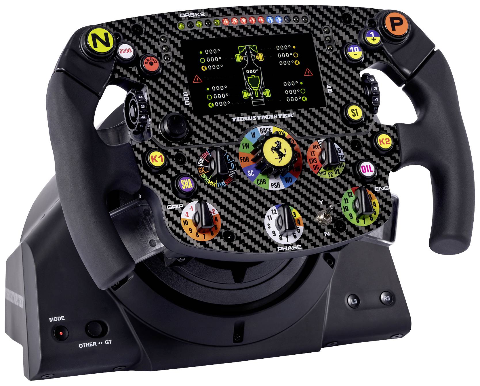 Thrustmaster Formula Wheel Add-On Ferrari SF1000 Edition Steering wheel add-on PC, PlayStation 5, PlayStation 4 Black