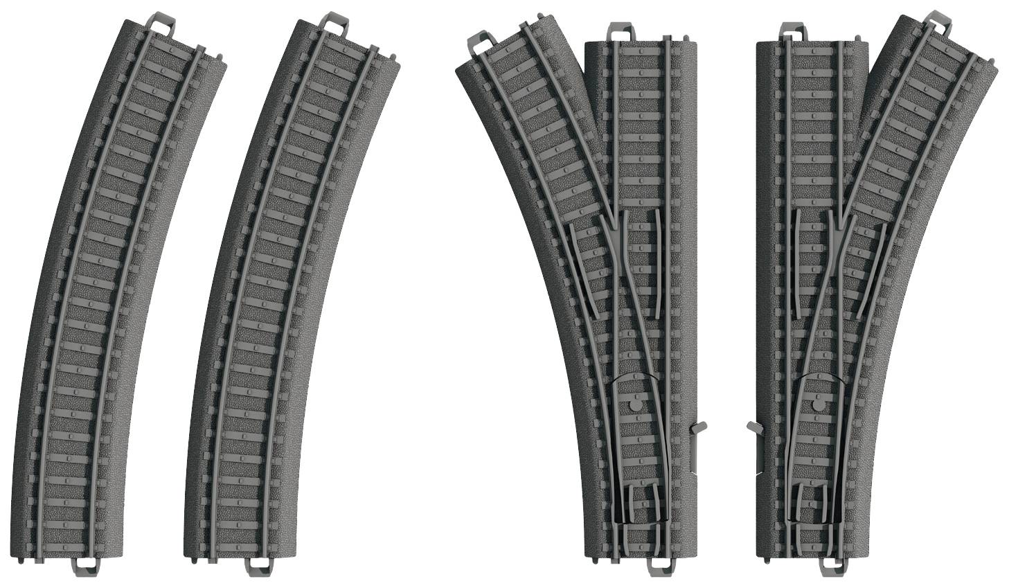 Märklin World 23401 H0 my world - Plastic track point set