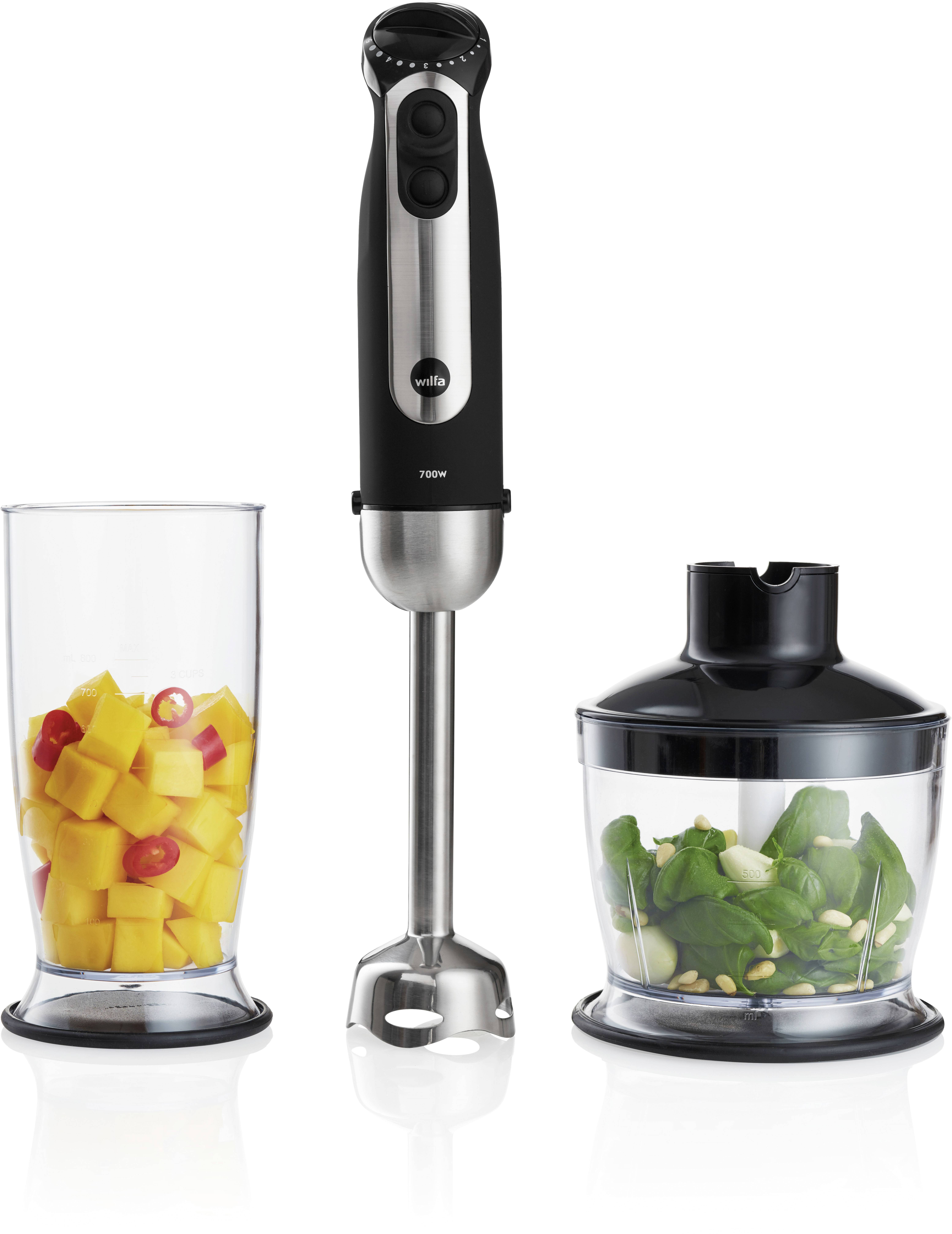Wilfa SM-1FP Hand-held blender 700 W Stainless steel, Black
