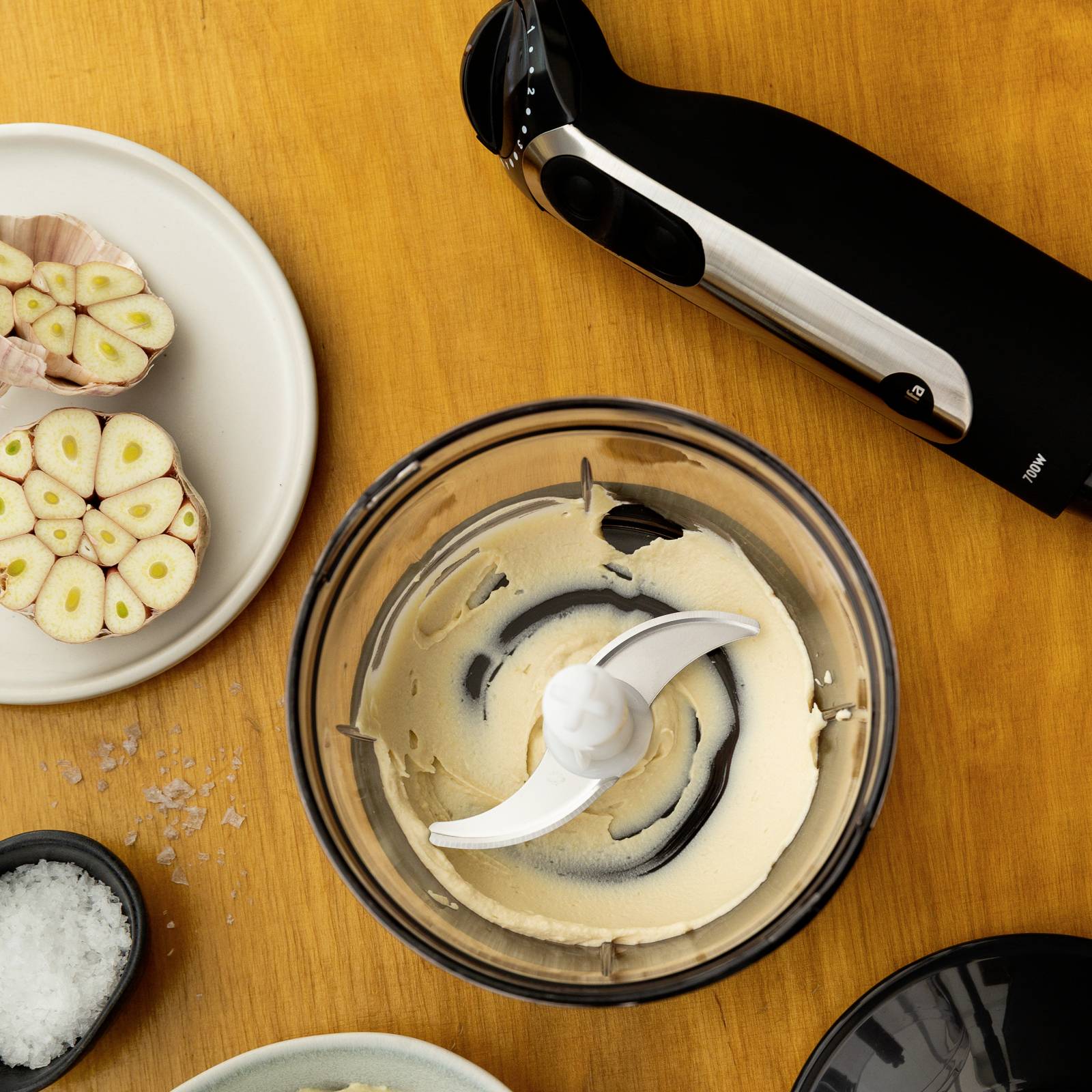 Wilfa SM-1FP Hand-held blender 700 W Stainless steel, Black